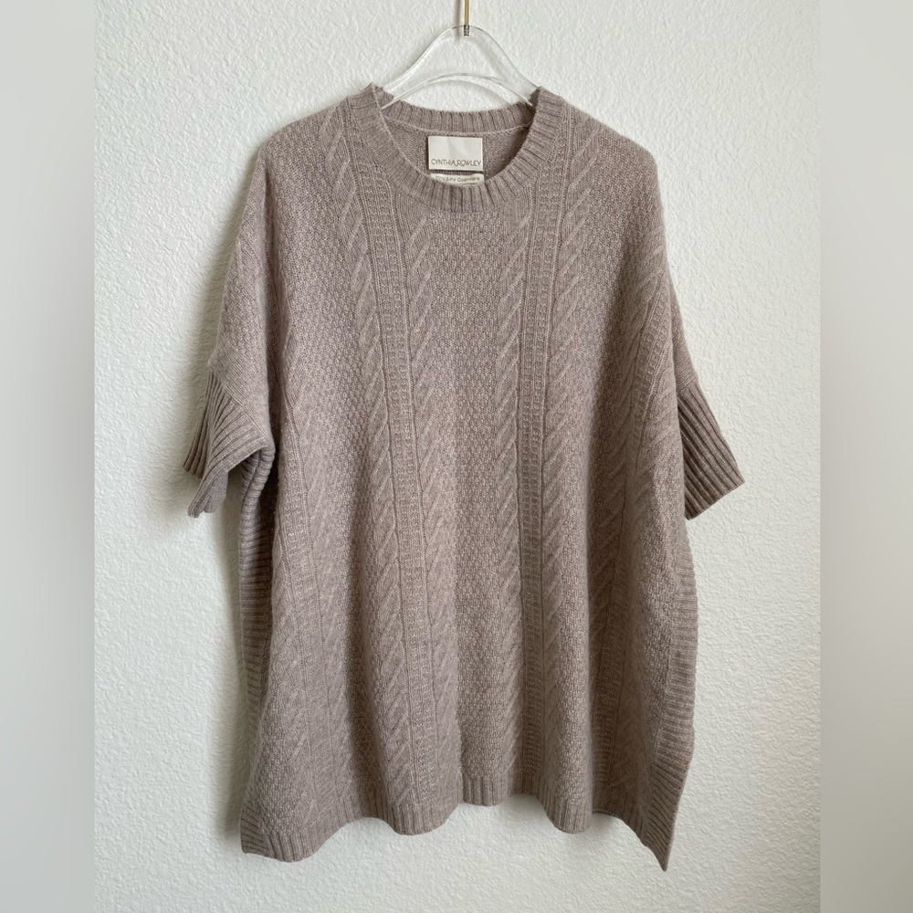 Cynthia Rowley 2-Ply Cashmere Knit Sweater